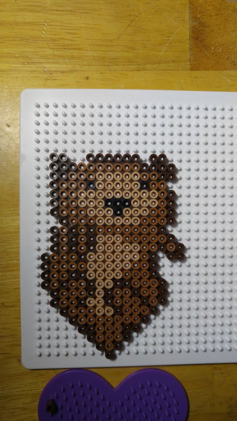 Big otter perler Perler Bead Otter Pattern, Otter Perler Beads, Hama Beads Animals, Beads Animals, Market Day Ideas, Random Crafts, Beads Patterns, Beads Design, Hama Beads Design