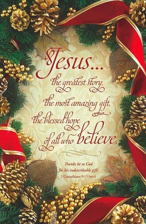 2 Corinthians 9:15 Merry Christmas Religious, Christmas Greetings Messages, Christmas Wishes Quotes, Christmas Scripture, Christmas Card Sayings, Christmas Card Messages, Christmas Bible Verses, Merry Christmas Quotes, Christmas Bible