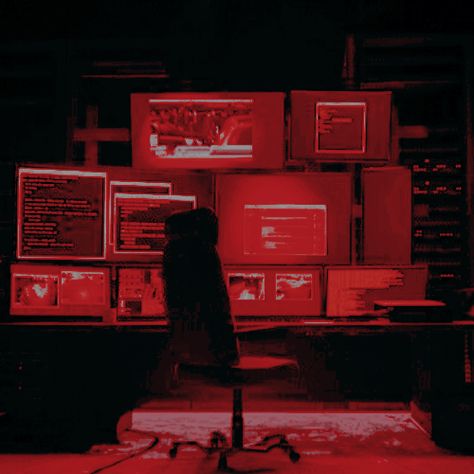 Rescue Mission Aesthetic, Red Laboratory Aesthetic, Red Sci Fi Aesthetic, Red Dystopian Aesthetic, Red Technology Aesthetic, Robot Aesthetic Red, Red Computer Aesthetic, Red Science Aesthetic, Cyberpunk Red Aesthetic