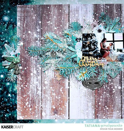 Kaisercraft Scrapbooking, Kaisercraft Layouts, Scrapbook Gallery, Winter Scrapbooking, Beautiful Scrapbook Layouts, Winter Wishes, Christmas Layouts, Christmas Scrapbook, Holiday Themes