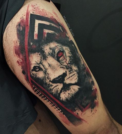 Dövme Örnekler Maori Tattoo Frau, Tattoo Trash, Abstract Lion, Petit Tattoo, Leo Tattoos, Trash Polka Tattoo, Geniale Tattoos, Tattoo Girls, Tatuaje A Color