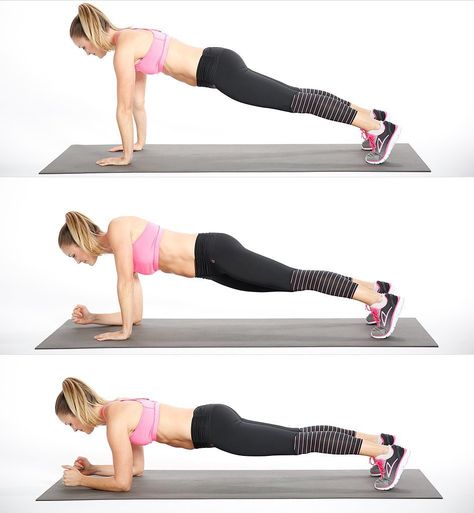 The Up-Down Plank is one of our favorite equipment-free moves, and it's part of… Side Fat Workout, Side Fat, Pop Pilates, Reverse Crunches, Flutter Kicks, Popsugar Fitness, Lose Belly Fat Workout, Fat Reduction, Love Handles