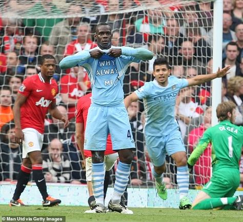 Why Always Me, Mario Balotelli, Football Players Images, Super League, Sport Icon, Crazy Quotes, Team Player, Old Trafford, The Pitch