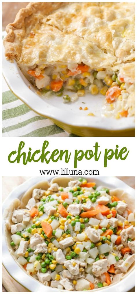 Classic Chicken Pot Pie, Easy Chicken Pot Pie Recipe, Chicken Pot Pie Filling, Homemade Chicken Pot Pie, Chicken Pot Pie Recipe, Pot Pie Filling, Pot Pie Recipe, Easy Chicken Pot Pie, Pot Pies Recipes