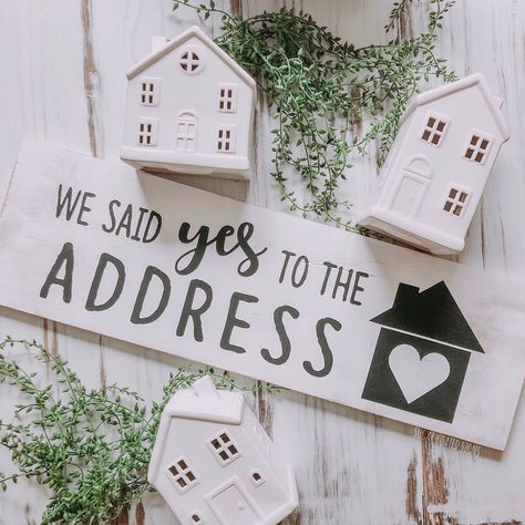 Bought A House Announcement, Buy First Home, Announcement Photo Ideas, First Home Pictures, Just Bought A House, We Said Yes, Realtor Signs, Buying First Home, Real Estate Fun