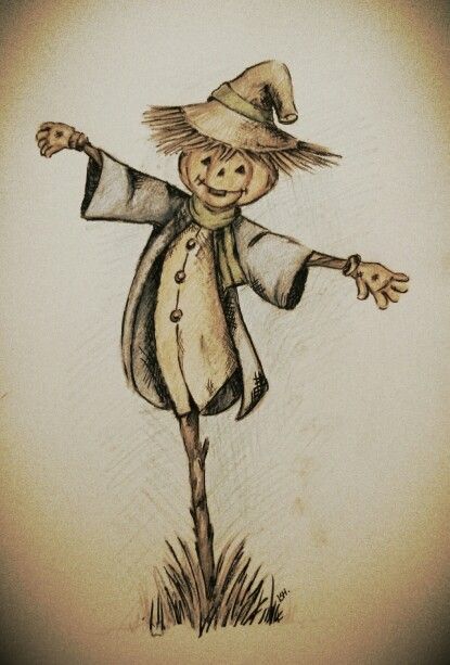 #sketch_dailies #scarecrow #art #illustration #sketch #drawing Halloween Scarecrow Drawing, Scarecrow Illustration Cute, Vintage Scarecrow Illustration, Simple Scarecrow Drawing, Pumpkin Scarecrow Drawing, Scarecrow Chalkboard Art, How To Draw A Scarecrow, Fall Pencil Drawings, Cute Scarecrow Drawing