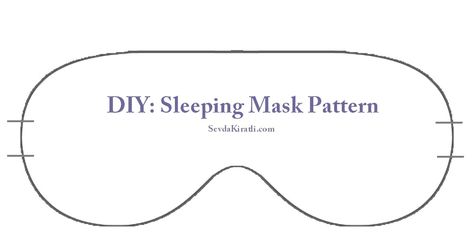 Diy Sleeping Mask, Eye Mask Pattern, Beauty Party Ideas, Diy Eye Mask, Mask Template Printable, Mask Printable, Spa Masks, Mask Patterns, Eye Mask Sleep