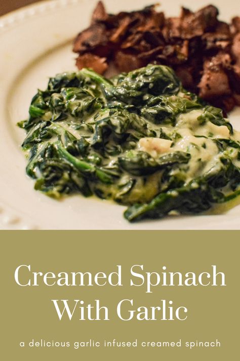 Spinach Recipes Easy, Best Spinach Recipes, Creamed Spinach Recipe Easy, Spinach Dip Easy, Whole Food Eating, Steak Sides, Christmas Party Menu, Creamed Spinach Recipe, Farmhouse Recipes