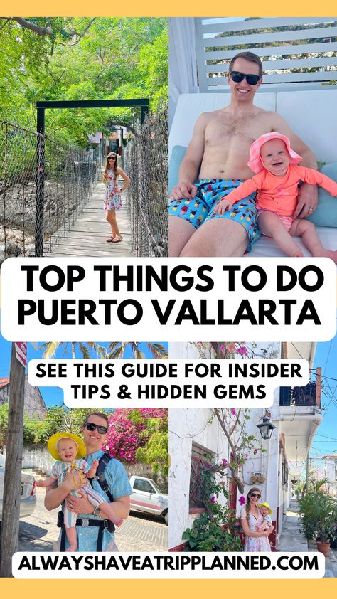 Follow this 'What to do in Puerto Vallarta Mexico Guide' for the top activities and places to visit in Puerto Vallarta. Best activities, hiking, restaurants and places to visit in Puerto Vallarta Mexico. Hidden gems & insider tips on Puerto Vallarta #puertovallarta #mexicotravel #puertovallartatravel #familytravel Puerto Vallarta Mexico Vacation, Mexico With Kids, Puerto Vallarta Mexico, Mexico Vacation, Colorful Artwork, Fishing Villages, Mexico Travel, Traveling With Baby, Best Restaurants