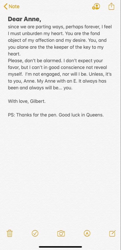 Anne with an E     episode 3x10  The love letter that Gilbert Blythe wrote to Anne Shirley Cuthbert (Shilbert) Anne With An E Letter To Gilbert, Gilberts Letter To Anne, Gilbert Blythe Letter To Anne, Anne And Gilbert Quotes Book, Gilbert’s Letter To Anne, Gilbert Letter To Anne, Anne With An E Quotes Gilbert, Anne With An E Teacher, Gilbert's Letter To Anne