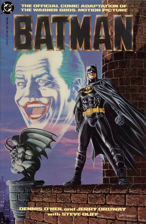 Batman (1989 Movie Comic Adaptation) Batman 89, Tim Burton Batman, Keaton Batman, Batman 1989, Batman Film, Batman Comic Books, Joker Batman, Batman Poster, Superman Comic