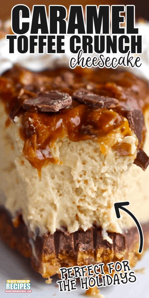 These Easy Cheesecake Recipes are decadent, sweet, and have creamy flavors that no one will be able to resist for when you serve them up. Spring Form Pan Desserts, Fall Dessert Recipes Cheesecake, Brownie Bottom Salted Caramel Cheesecake, Heath Cheesecake Recipes, Fall Themed Cheesecake, 13 X 9 Cheesecake Recipes, Fall Cheesecake Recipes No Bake, Fun Cheesecake Flavors, Cheesecakes Recipes Easy