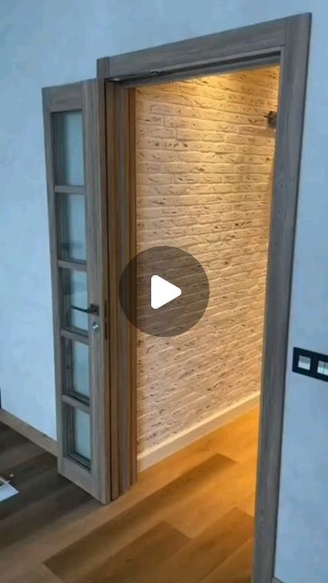 Folding Door Modern, Folding Door For Bedroom, Decorate Interior Door Ideas, Kids Bedroom Door Ideas, Doors Small Spaces, Living Room Door Design, Foldable Bathroom Door, Foldable Pooja Room Doors, Space Saving Door Ideas