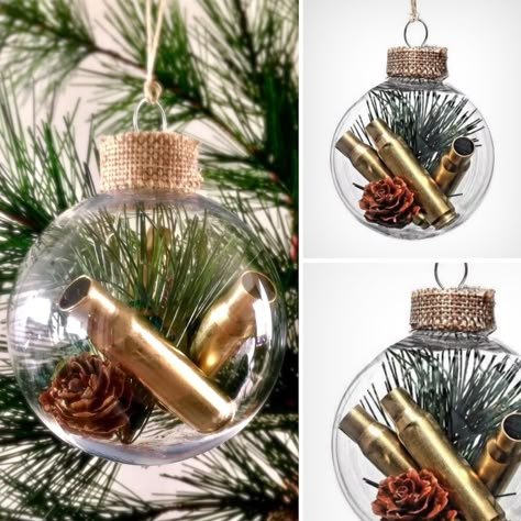 Camo Christmas Decorations, Christmas Tree Hunting Theme, Rustic Deer Christmas Tree, Deer Hunting Christmas Tree Ideas, Deer Christmas Ornaments Diy, Hunting Lodge Christmas Tree, Hunting Ornaments Diy, Hunters Christmas Tree Ideas, Camo Christmas Tree