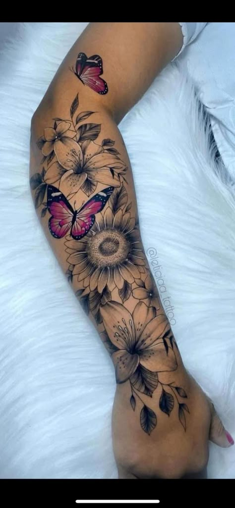 Mutterschaft Tattoos, Arm Tattoos Black, 2024 Tattoo, Rip Tattoo, Arm Sleeve Tattoos For Women, Feminine Tattoo Sleeves, Pretty Hand Tattoos, Mom Tattoo, Tattoos For Women Flowers