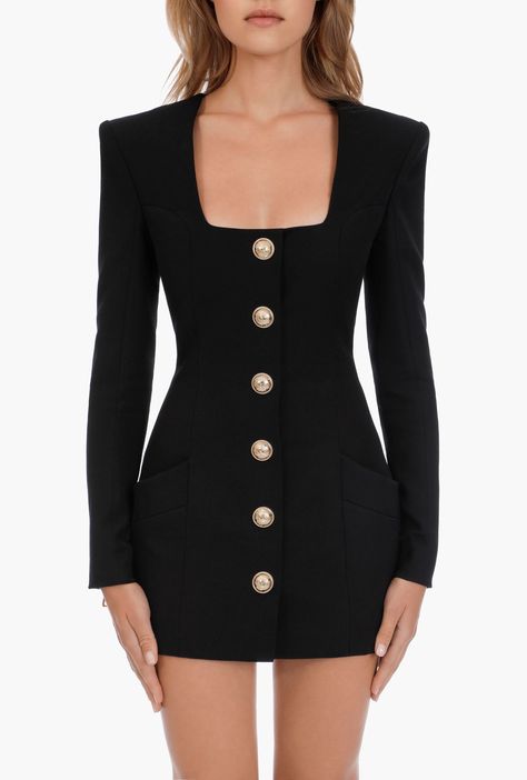 Balmain Dress, Spring Dresses Women, Chanel Dress, Short Women, Looks Chic, Dress For Short Women, Wool Dress, Bodycon Mini Dress, Cocktail Dress Party