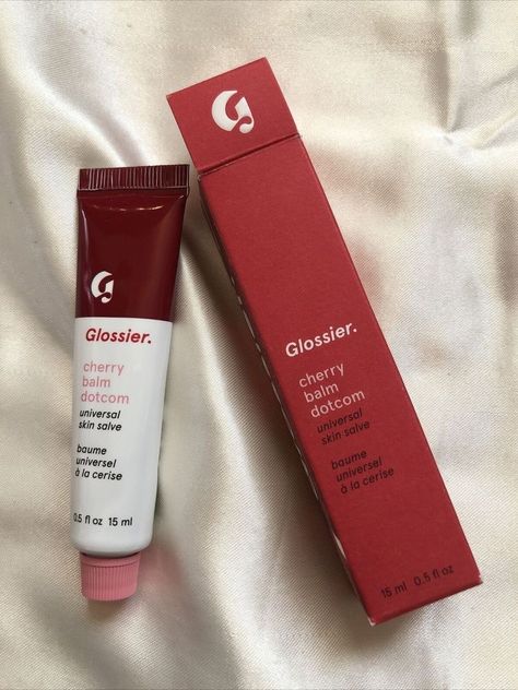 Cherry Balm Dotcom, Glossier Cherry Balm, Glossier Cherry, Glossier Cherry Balm Dotcom, Glossier Balm Dotcom, Cherry Lip Balm, Glossier Lip Balm, Balm Dotcom, Makeup To Buy