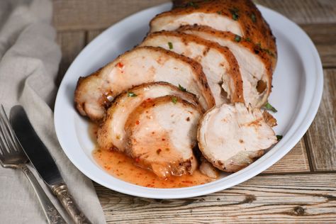 January Recipe, Smoked Turkey Breast Recipe, Precooked Turkey, Oven Roasted Turkey Breast, Cooking Turkey Breast, Smoked Turkey Breast, Crockpot Turkey, Oven Roasted Turkey, Slow Cooker Turkey