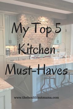 My Ultimate Top 5 Kitchen Must- Haves! I can't live without these. What are… Kitchen Remodel Must Haves List, Kitchen Credenza, Kitchens Ideas, Kitchen Necessities, Busy Woman, Luxurious Rooms, Kitchen Renovations, Kitchen Must Haves, Kitchen Upgrades