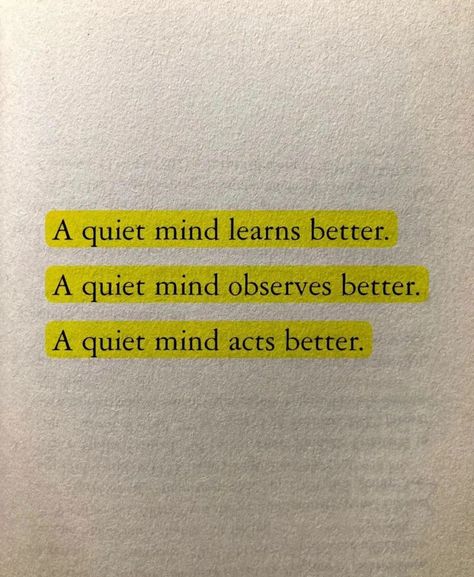 Struktur Teks, Quiet Mind, Genius Quotes, Peace Quotes, Aesthetic Words, Reminder Quotes, Mindfulness Quotes, Better Life Quotes, Self Improvement Tips