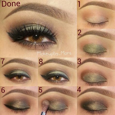 Make Up Designs, Hazel Eye Makeup, Eyeshadow Ideas, Dramatic Eye Makeup, Makeup For Hazel Eyes, Smink Inspiration, Hooded Eye Makeup, Simple Hair, Beautiful Eye Makeup