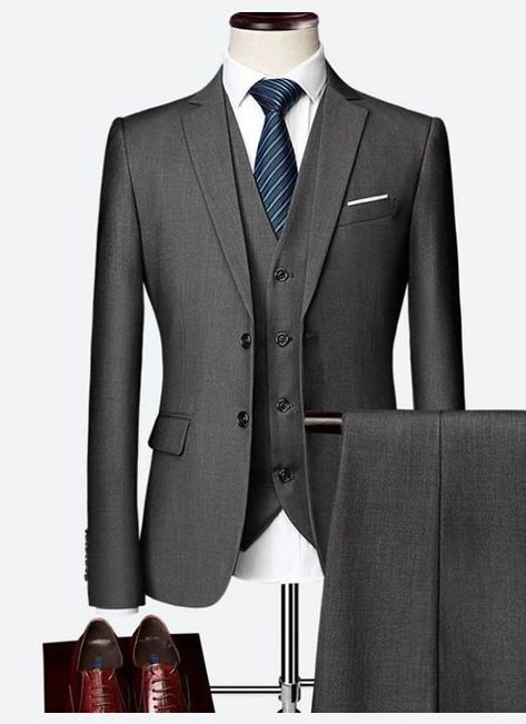 Terno Slim, Cheap Suits, Blue Army, Camisa Social, Blazer Set, Suit Shirts, Vest Pattern, Wedding Suits Men, Fitted Suit