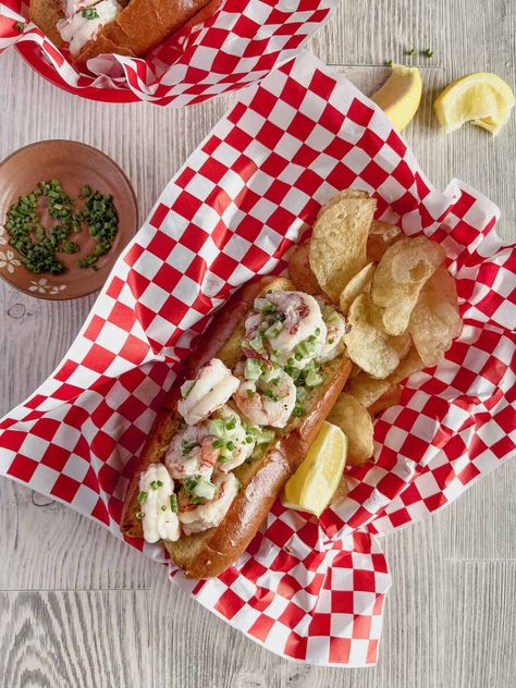 Argentine Red Shrimp Rolls - Big Delicious Life Argentine Shrimp Recipe, Argentine Shrimp, Argentine Red Shrimp, Seafood Dish Recipes, Shrimp Rolls, Burger Sliders, Sub Sandwiches, Lobster Roll, Football Food