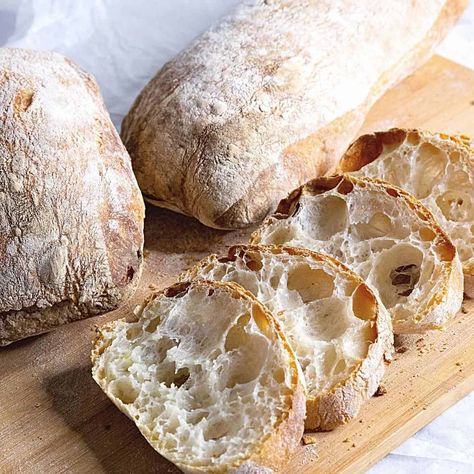 Sourdough Ciabatta Bread, Ciabatta Sourdough Recipe, Sourdough Ciabatta Bread Recipe, Sourdough Ciabatta Recipe, Ciabatta Recipe, Sourdough Ciabatta, Bread Cloche, Ciabatta Bread Recipe, Recipe Using Sourdough Starter