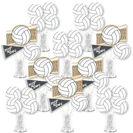 Volleyball Party Decorations, Volleyball Birthday Party, Diy Table Centerpieces, Kids Party Centerpieces, Spike Volleyball, Volleyball Party, Home Gathering, Center Piece Ideas, Simple Table Decorations