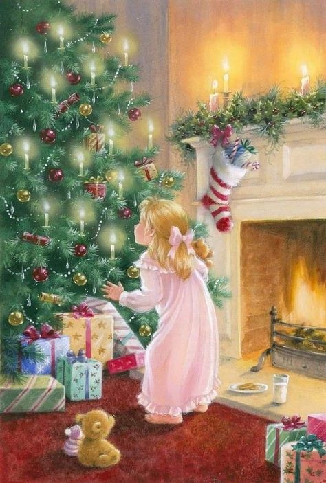 Hazel Lincoln, Winter Christmas Scenes, Christmas Scenery, Christmas Artwork, Vintage Christmas Images, Friday Weekend, Animated Christmas, 31 Days, Christmas Scenes