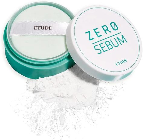 ETUDE Zero Sebum Drying Powder 4g New | Lightweight Oil Control No Sebum Loose Face Powder with 80% Mineral | Long Lasting for Setting or Foundation Makes Skin Downy Using Concealer, Foundation With Spf, Sunscreen Stick, Combo Skin, Beauty Finds, Lightweight Moisturizer, Asian Skincare, Cream Contour, Mineral Makeup