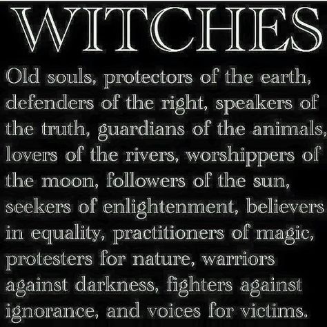 Witches are old souls, protectors of the earth, defenders of the right... Which Witch, Witch Quotes, Under Your Spell, Pagan Witch, Witch Spell, Ootd Photography, Designer Tshirt, Lifestyle Women, Pretty Princess