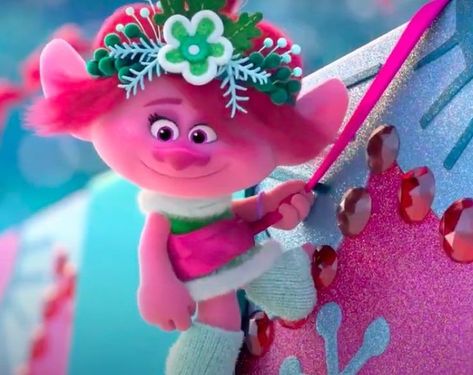 Trolls Holiday In Harmony, Trolls Holiday, Cool Colorful Backgrounds, Amy The Hedgehog, Poppy And Branch, Hello Kitty House, Trolls Movie, A Hat In Time, Dreamworks Trolls