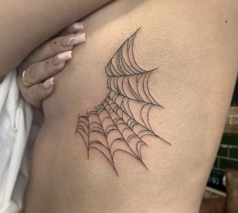 Tiny Spider Web Tattoo, Feminine Spider Web Tattoo, Annie Tattoo, Thigh Tattoo Simple, Belly Button Tattoo, Spider Web Tattoo, Torso Tattoos, Web Tattoo, Underboob Tattoo