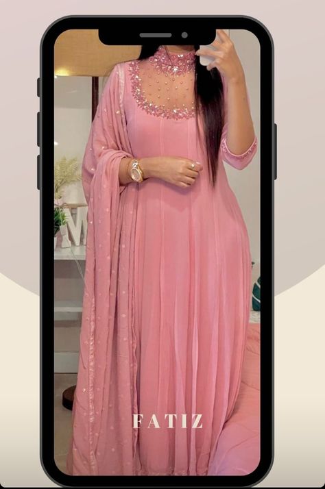 Georget Designer Dresses, Satin Churidar Designs Ideas, Churidar Designs Ideas Party Wear, New Model Churidar Designs Party Wear, Georgette Kurtis Designer Party Wear, Party Wear Churidar Designs, Long Anarkali Dress Patterns, Georgette Churidar Design, Chiffon Anarkali Dress