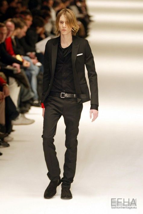 Dior Homme AW04 Gents Fashion, Hedi Slimane, All About Fashion, Character Inspiration, Fashion Brand, Personal Style, Fashion Inspo, Dior, Leather Jacket