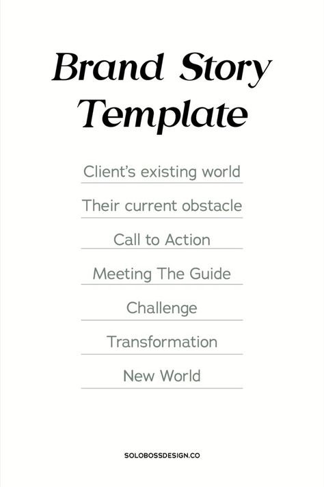 Unlock the potential of brand storytelling with this detailed guide. Discover the step-by-step process to develop a compelling brand story that resonates with your audience. Explore strategies, design concepts, and visual identity elements to enhance your brand's narrative. Utilize the included worksheets and checklists to streamline your storytelling journey and achieve success. For more support with brand design, brand strategy, and building a personal brand, check out solobossdesign.co/blog Brand Storytelling, Building A Personal Brand, Brand Development, Branding Kit, Personal Brand, Achieve Success, Design Concepts, Call To Action, Brand Story