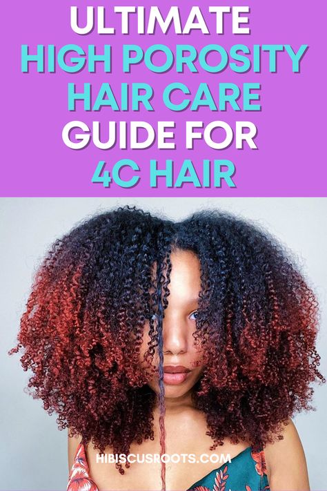 How to care for high porosity 4c hair. 4c High Porosity Hair Products, High Porosity 4c Hair, High Porosity Hair Care, High Porosity Hair Regimen, High Porosity Natural Hair, 4c Curls, Curly Products, 4c Natural Hair Care, Low Porosity Natural Hair