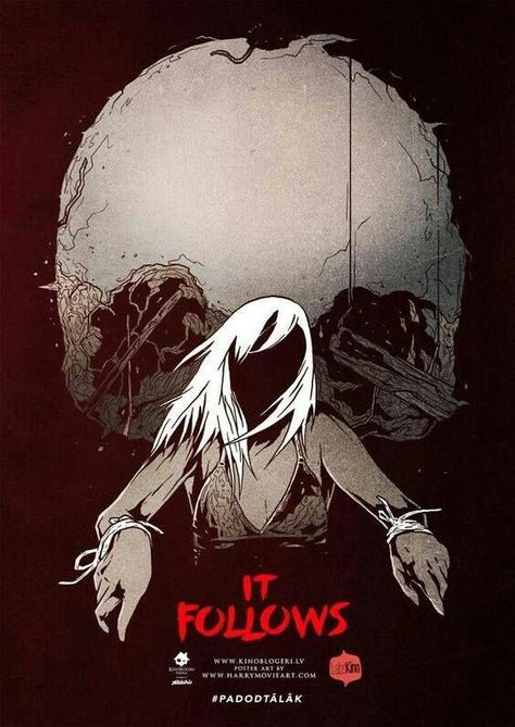 IT FOLLOWS Tv Posters, Creepy Movies, Film Recommendations, It Follows, Movies Posters, Fan Poster, The Boogeyman, Horror Movie Art, Movie Posters Design