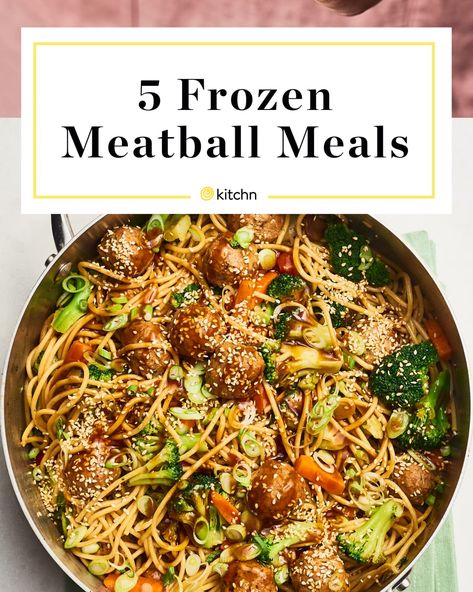 Frozen Meatballs And Tortellini, Frozen Turkey Meatballs Easy Dinners, Frozen Meatball Lunch Ideas, Meatballs Main Dish, How To Use Frozen Meatballs, Meals To Make With Meatballs, Frozen Meatballs Crockpot Dinners, Dinners Using Meatballs, Frozen Turkey Meatball Dinner Ideas