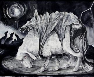 3d Ap Art, Sheep Oc, Sheep In Wolves Clothing, Southern Gothic Aesthetic, Sacrificial Lamb, Contemporary Printmaking, Fright Fest, Mask Project, Wolf Clothing