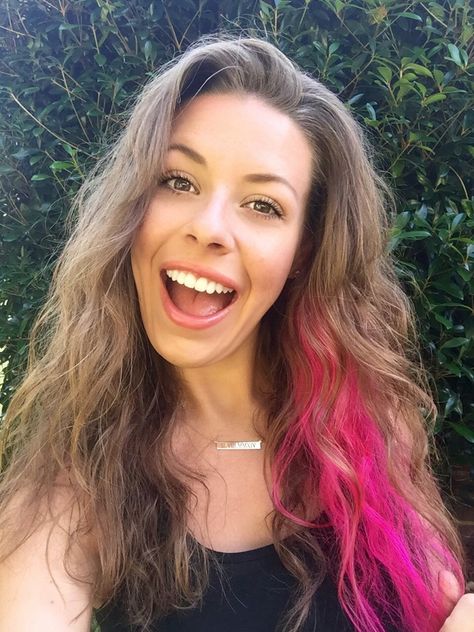 Pink Hair Strip Brunette, Dyed Strip Of Hair, One Pink Streak In Hair, Strip Of Color In Hair, Pink Strip In Hair, Streak Of Color In Hair, One Strip Of Color In Hair, Single Streak Of Color In Hair, One Strand Of Color In Hair