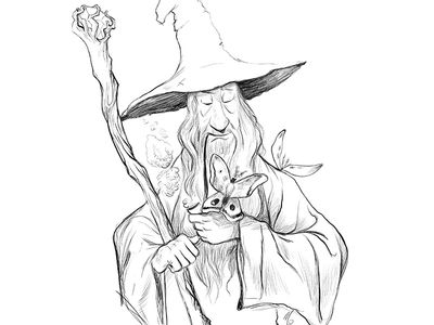 Wizard Drawings, Gandalf The Grey, Tolkien Art, Lotr Art, Fantasy Drawings, Gandalf, Pencil Art Drawings, The Grey, Pyrography