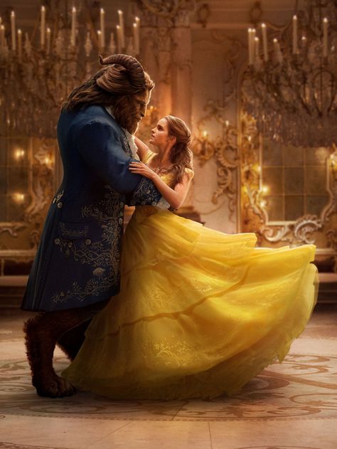 Belle and the Beast, from Disney's live-action adaption of Beauty and the Beast (2017) Beast Movie, The Beast Movie, Beauty And The Beast Movie, The Beauty And The Beast, The Beast, Movie Poster, Beauty And The Beast, The Beauty, Roses