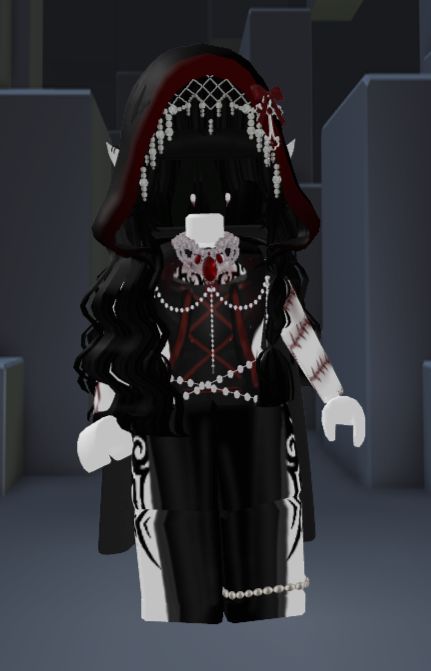 Roblox Avatars Codes Y2k, Roblox Witch Outfit Codes, Vampire Roblox Avatar, Roblox Vampire, Weirdcore Outfits, Goth Roblox Avatars, Roblox Usernames, Mafia Dress, Emo Roblox Outfits