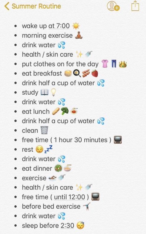 Productive Weekend Routine, Healthy Day Routine, College Morning Routine, School Night Routine, Weekend Routine, Morning Routines List, Productive Weekend, Summer Routine, School Routine For Teens