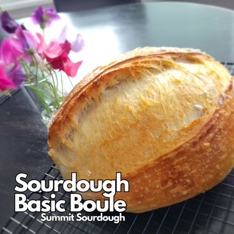 A sourdough boule is one of the trickiest things to make with our Canadian Sourdough Starter. Learn how to bake the perfect artisan sourdough boule with our easy recipe. This classic round loaf boasts a crisp, golden crust and a tender, airy crumb, showcasing the best of sourdough baking. Summit Sourdough Starter.