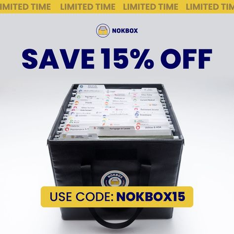 Nokbox: Organizing for your Next of Kin Next Of Kin, Retirement Income, Important Documents, Peace Of Mind, To Start, Sign Up, Medical, Log In, Log