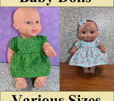 Baby Doll Patterns – Free Doll Clothes Patterns Clothing Sewing Patterns Free, Free Doll Clothes Patterns, Small Baby Dolls, Bitty Baby Clothes, Baby Doll Clothes Patterns, Doll Patterns Free, Doll Clothes Patterns Free, Baby Doll Pattern, American Girl Doll Clothes Patterns