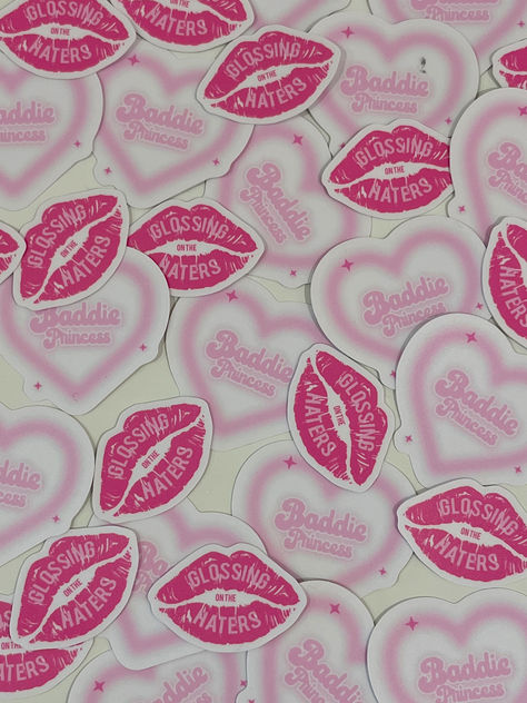 baddie princess stickers and glossing on the haters lip stickers 💖💋 comes with every order! Baddie Princess, Lip Stickers, Beauty Business Cards, Princess Sticker, Body Skin Care Routine, Beauty Business, Body Skin, Care Routine, Body Skin Care